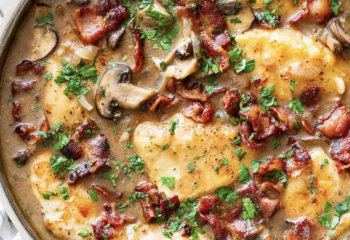 Chicken Marsala with Bacon Keto